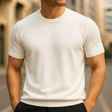 Niko | Modernes Sommer-T-Shirt – Creme