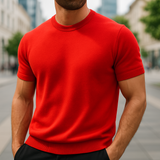 Niko | Modernes Sommer-T-Shirt – Rot
