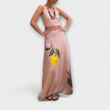 Cosima - Amalfi Pattern Midi Skirt – Pinkes Set