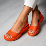 Isabelle │ Offene und rutschfeste Sandalen – Orange