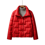 Coraya - wetterfeste Steppjacke – Rot
