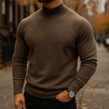 Yotam - Strickpullover Aus Wolle – Braun