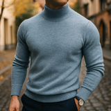 Yotam - Strickpullover Aus Wolle – Hellblau