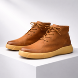Avishai – Lederstiefel Mit Schnürung – Braun