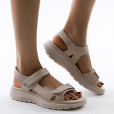 Séraphie | Wandersandalen für Damen | Unterstützung und Haftung – Beige