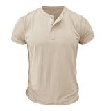 DailyFit – Stilvolles Baumwoll-T-Shirt für Herren – Beige
