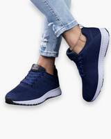 Damen Atmungsaktive Sport Sneakers | Sportlich – Marine Blau