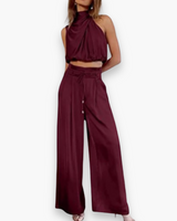 Damen Eleganter Jumpsuit | Festlich Sommer Jumpsuit – Rot