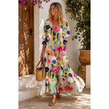 Zariah | Elegantes Maxikleid im Boho-Stil – Mehrfarbig 1