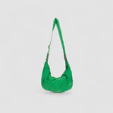 Puffer Schultertasche Damen – Vegane Leder Hobo Bag mit Reißverschluss – Grrün