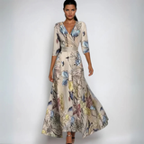 Annemiek – Luxuriöses Blumen Kleid – Blumenmuster 3