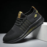 Stilvolle Sportschuhe für Männer - Cleon – Schwarz/Gelb