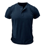 DailyFit – Stilvolles Baumwoll-T-Shirt für Herren – Marine