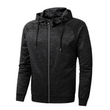 Lässiger jack mit capuchon - manuel – Schwarz