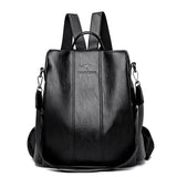 Damen Zwei Wege Griff Modern Rucksack | Stilvoll – Mitternachts Schwarz