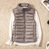 Damen Leichte Weste | Winter – Khaki