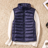 Damen Leichte Weste | Winter – Marineblau