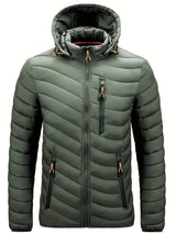 EverShield - winterjacke für herren, leicht und warm – Armeegrün