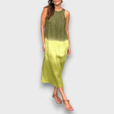 Elvani – Midikleid im sanften Farbverlauf – Grün