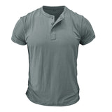 DailyFit – Stilvolles Baumwoll-T-Shirt für Herren – Hellgrau