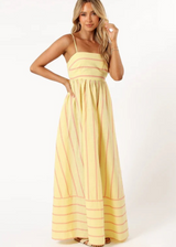 DE LUMI FESTKLEID – Gelb