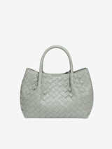 Mariana | Woven Crossbody Bag Aus Premium Veganen Leder Mit Abnehmbarer Schultertasche – Grau
