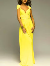 Serene - Umwandelbares Maxikleid – Gelb