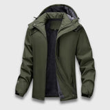 Niklas | Wasserabweisende Jacke mit Fleecefutter – Grün