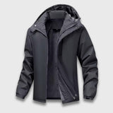 Niklas | Wasserabweisende Jacke mit Fleecefutter – Grau