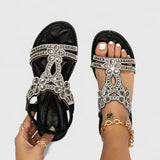 Bianca | Elegante Orthopädie-Sandale – Schwarz