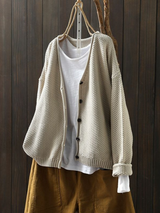 AMORIA | STRICKCARDIGAN – Beige