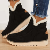 Anneliese | Stilvolle gefütterte Chelsea-Stiefel – Schwarz