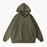 Bratis – vintage-fleece-komfort-hoodie für herren – Grün