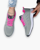 Damen Atmungsaktive Sport Sneakers | Sportlich – Grau