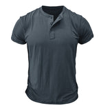 DailyFit – Stilvolles Baumwoll-T-Shirt für Herren – Dunkelgrau