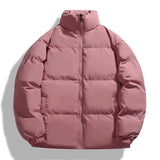 Winter Pufferjacke für Herren – Rosa