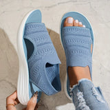 Deborish - Bequeme Orthopädische Sandalen Mit Offener Zehenpartie – Himmelblau