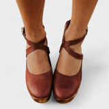 Quinn | Orthopädisch Gepolstert Sandalen – Braun