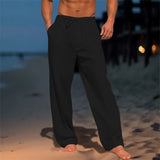 Nerry | Entspannte Strandhose – Schwarz