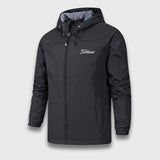Lennard | Funktionale wasserdichte Unisex-Jacke – Schwarz