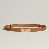 Luxuriöser Damen Taillengürtel – Elegantes Design mit Goldakzent – Braun