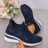 Bequeme Atmungsaktive Orthopädische Sneakers für den Alltag – Dunkelblau