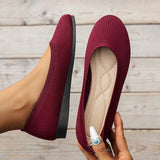 Orthopädische Damen-Ballerinas mit Komfortsohle & klassischem Design – Mia – Rot