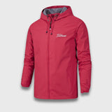 Lennard | Funktionale wasserdichte Unisex-Jacke – Rot