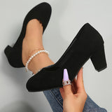 Lotus™ – Komfort-Pumps mit stabilem Absatz – Schwarz