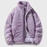 Benedikt | Stilvolle und elegante Cordjacke – Lila
