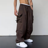 Curtis - Lockere, schnell trocknende Cargo-Hose – Braun