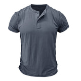 DailyFit – Stilvolles Baumwoll-T-Shirt für Herren – Grau