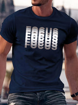 Focus – Stylisches T-Hemd Mit Effekt Gestaltung – Marineblau