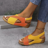 Nigella | Ultra bequeme Sandale – Orange